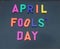 April fools day sign