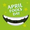 April fools day smile poster