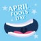 April fools day smile poster
