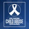April is National Child Abuse Prevention Month. Holiday concept. Template for background, banner, card, poster with text