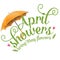 April showers bring May flowers design