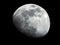 April Waxing Gibbous Moon Phase at 88 percent