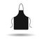 Apron icon. kitchen apron vector illustration with shadow