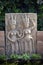 Apsara sandstone craft statue for garden decoration