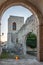 Apse of the church of Santiago in CuÃ©llar in Segovia Spain