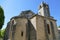 Apse and square bell tower of Notre-Dame-de-Nazareth cathedral in Vaison-la-Romaine