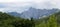 Apuane Alps, general panorama of the mountains.