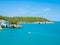 Apulia, Italy: View of the Arco di San Felice, caves and beach, south of Vieste