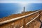 Apulia Puglia Italy. The lighthouse at Cape Palascia (Capo d\\\'Otranto). The easternmost point of Italy