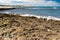 Apulia rocky coast and the blue sea