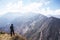 The Apurimac Canyon runs forming a natural boundary between the departments of Apurimac and Cuzco Peru.