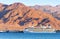 AQABA, JORDAN - MAY 19, 2016: Royal Caribbean International cruise ship, Ovation of the Seas