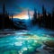 Aqua Auroras: Vibrant Hot Springs Illuminating the Earth