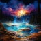 Aqua Auroras: Vibrant Hot Springs Illuminating the Earth