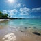 Aqua billboard vista Unoccupied sign on beach, gazing over tranquil waters