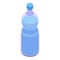 Aqua bottle icon isometric vector. Water delivery