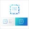 Aqua Care logo. Spa emblem. Mineral natural cosmetics logo. Identity, business card. Beautiful letters and water bubbles