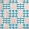 Aqua diamond shape pattern