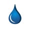 aqua drop Water droplet Logo eco mineral natural design vector template