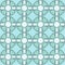 Aqua menthe colour vintage floral interior seamless flat design