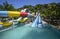 Aqua Park in a mineral spring I Resort Spa in Nha Trang in Vietnam. January 13, 2020