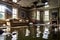 Aqua Retreat: Water Inundating a Living Room - Sofa and Coffee Table Partially Submerged, Family Photographs Floating in the