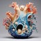 Aqua Symphony: Glazed Ceramics Peering into Ocean's Depths