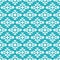 Aqua vector tribal seamless pattern background.