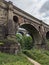 aquaduct bridge old england stone