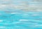 Aquamarine art background. Celadon or sea-green acrylic paint strokes. Abstract textured surface. Horizontal photo for marine