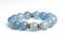 aquamarine Blue of agate, jasper lucky stone bracelet