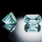 Aquamarine: A gemstone of serene oceanic beauty, with a pale blue hue reminiscent of tropical waters