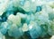 Aquamarine geode geological crystals