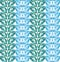 Aquamarine leaves seamless texture vector