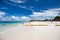 Aquamarine sea and white sand beach in Pattaya
