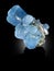 Aquamarine var beryl with muscovite mineral specimen crystal from skardu shigar valley Pakistan