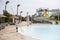 Aquapark at popular hotel Egypt