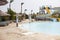 Aquapark at popular hotel Egypt