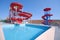 Aquapark slides