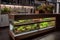 aquaponics and hydroponic system integrated into kitchen, providing fresh and flavorful ingredients