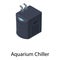 Aquarium chiller icon, isometric style