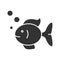 Aquarium fish glyph icon