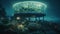 Aquatic Abode: A Submerged Luxury Haven with Bioluminescent Exterior and Hydroponic Garde