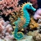 Aquatic Elegance: The Seahorse Amongst Coral Gardens