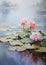Aquatic nature water blooming pink background blossom leaf pond lily plant flower lotus summer