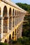 Aqueduct de les Ferreres in Tarragona. Spain