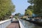 Aqueduct de Waterdrager with the ring canal of the Zuidplaspolder in Nieuwerkerk aan den IJssel