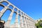 Aqueduct historical architecture Roman ruin Segovia Spain