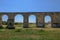 Aqueduct at Kamares, Larnaca, looking through the arches