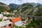 Aqueduct in the mountains in Old Bar, Montenegro